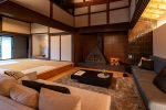 Living room with wood stove | Wakusui