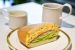配達のサンドイッチとスープ / 宮島ビストロCuillere（キュイエール）