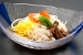 凌ぎ / かたくり素麺、ソフトサーモン、隠元豆、もやし、椎茸